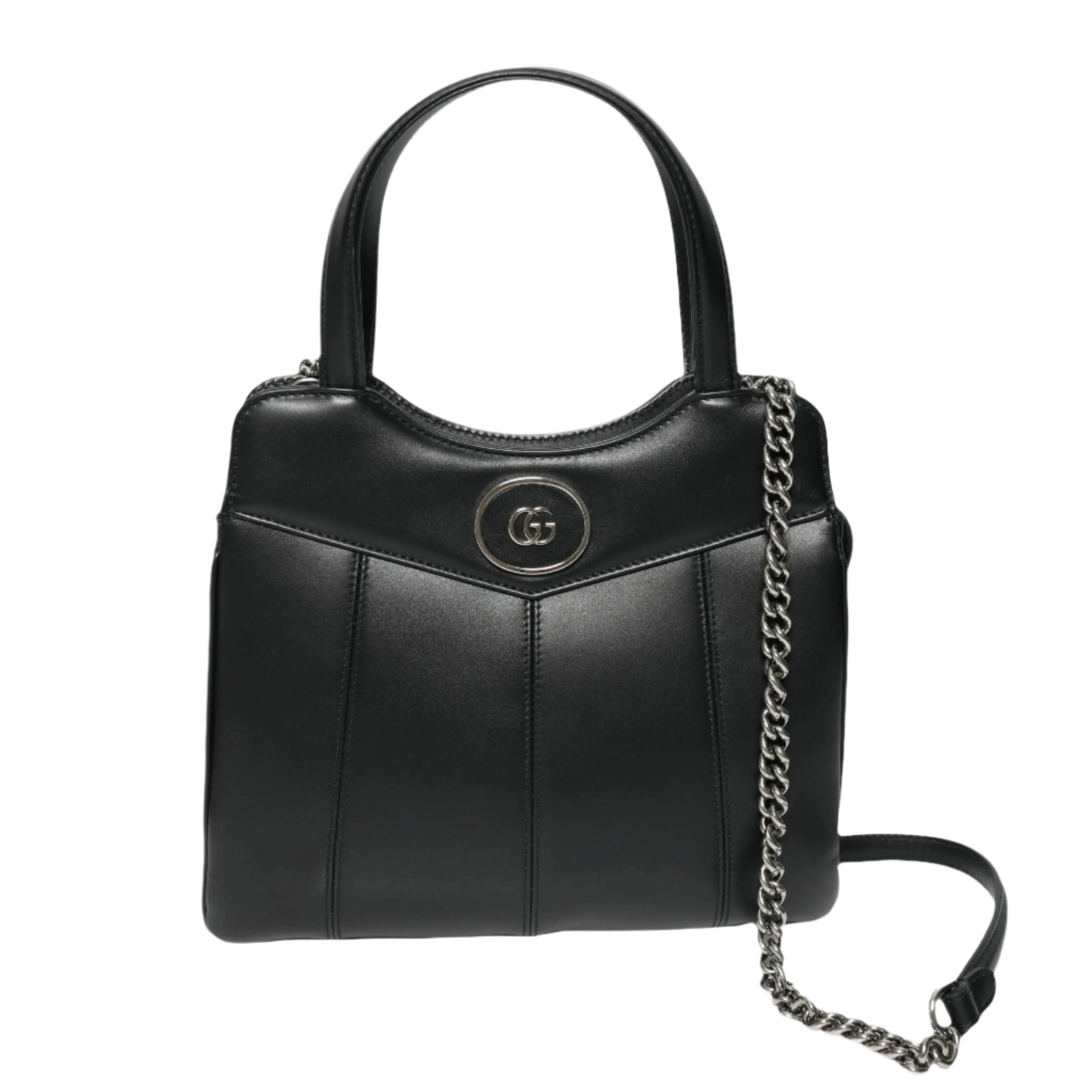 Gucci Black Leather Shoulder Bags