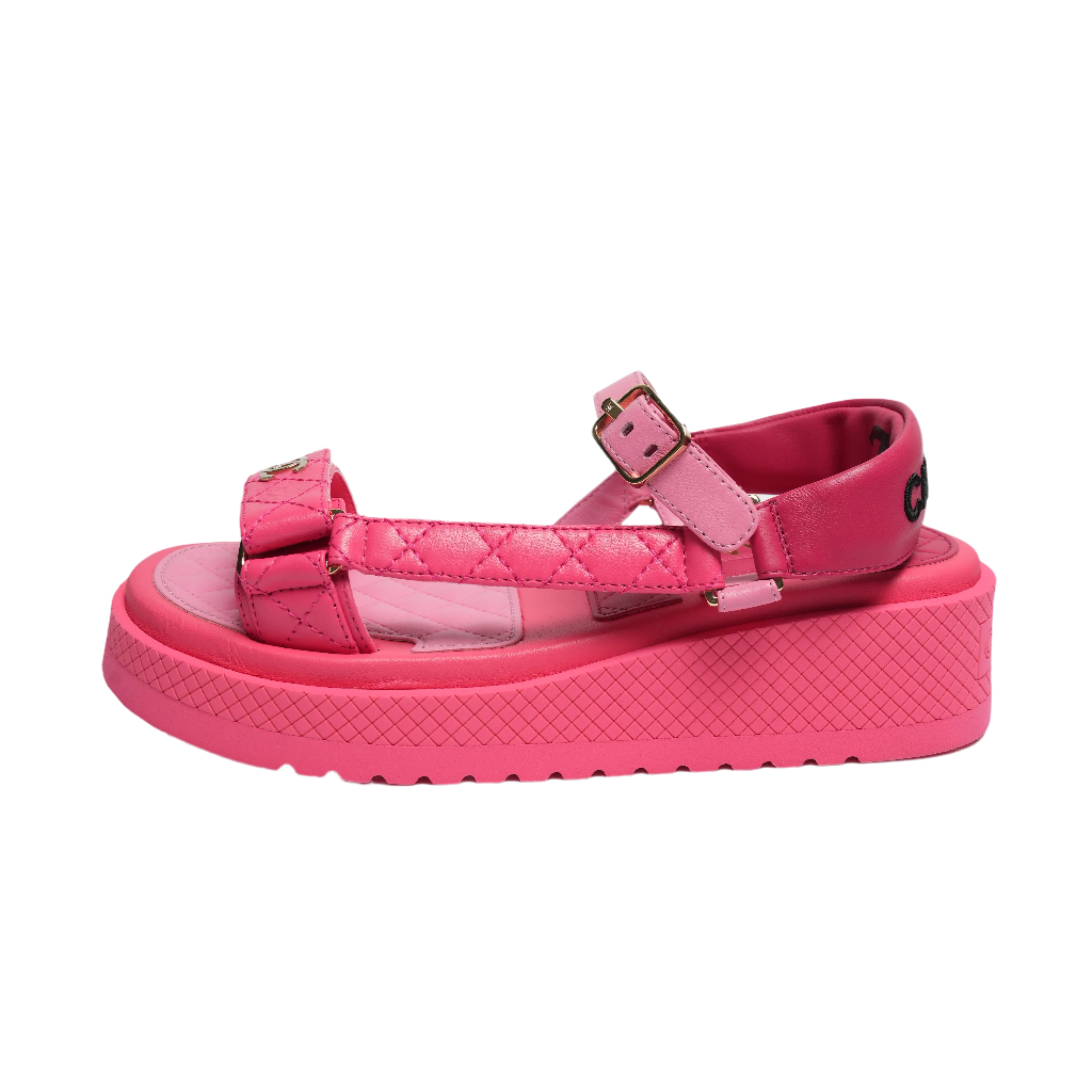 Chanel Pink Dad Sandals