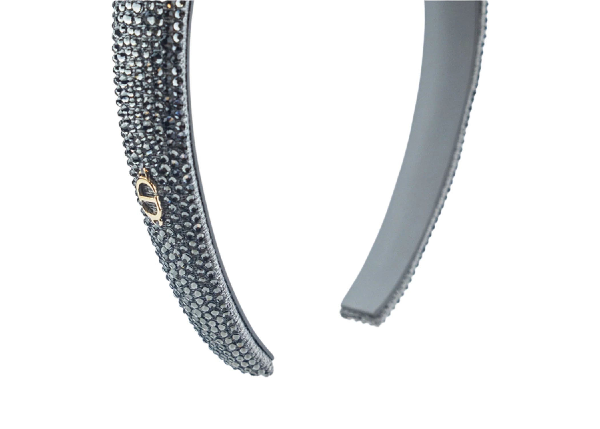 Dior Band Headband – Silver-Tone Strass