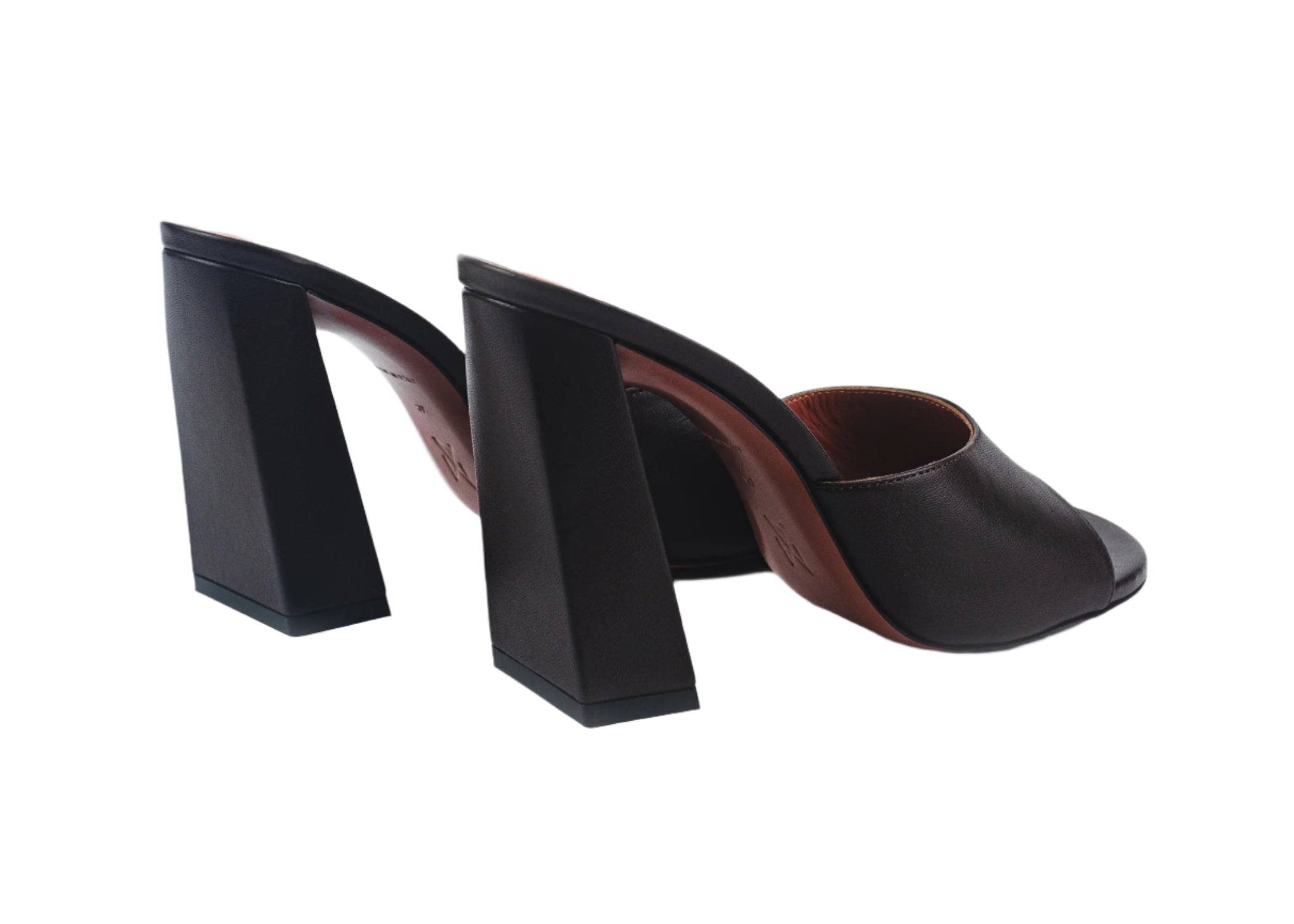 Amina Muaddi Brigitte Slipper 95mm Block Heel