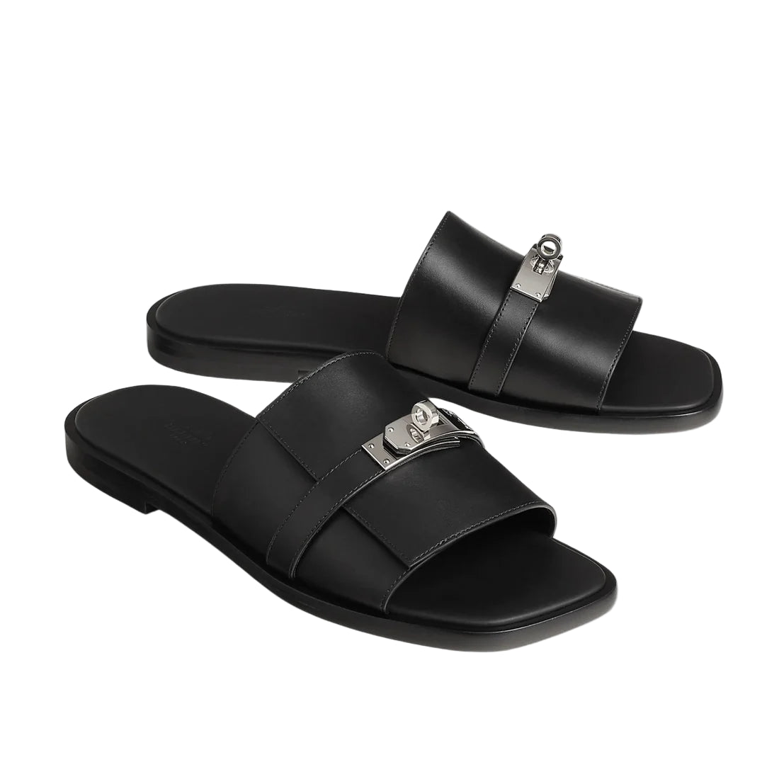 Hermes Sandales Gabriel Veau Lisse