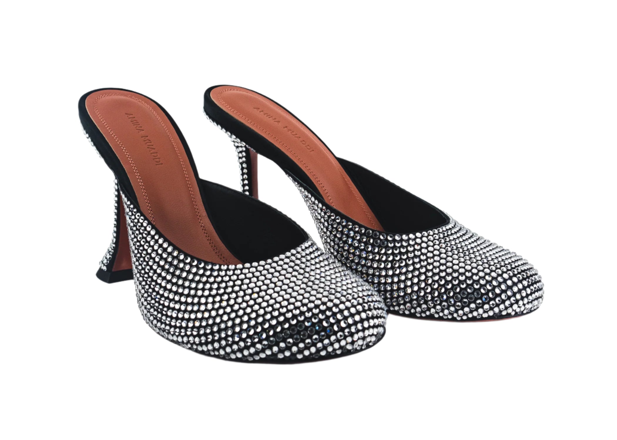 Amina Muaddi Iris Crystal Slipper 95