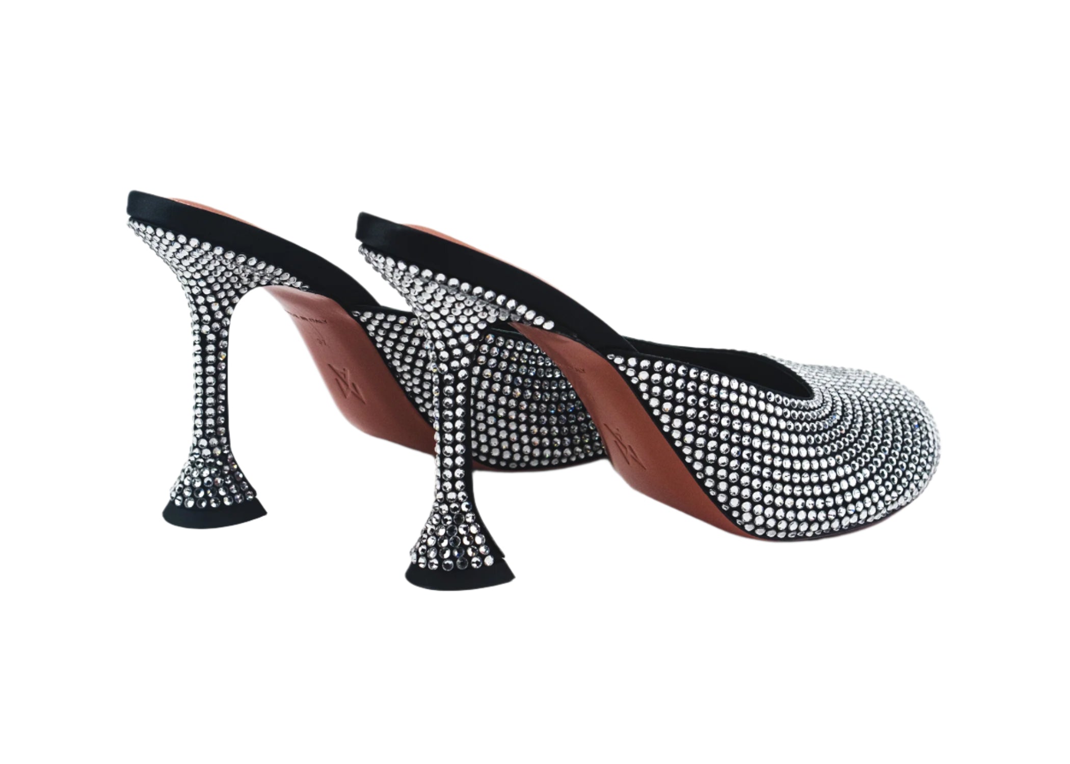 Amina Muaddi Iris Crystal Slipper 95