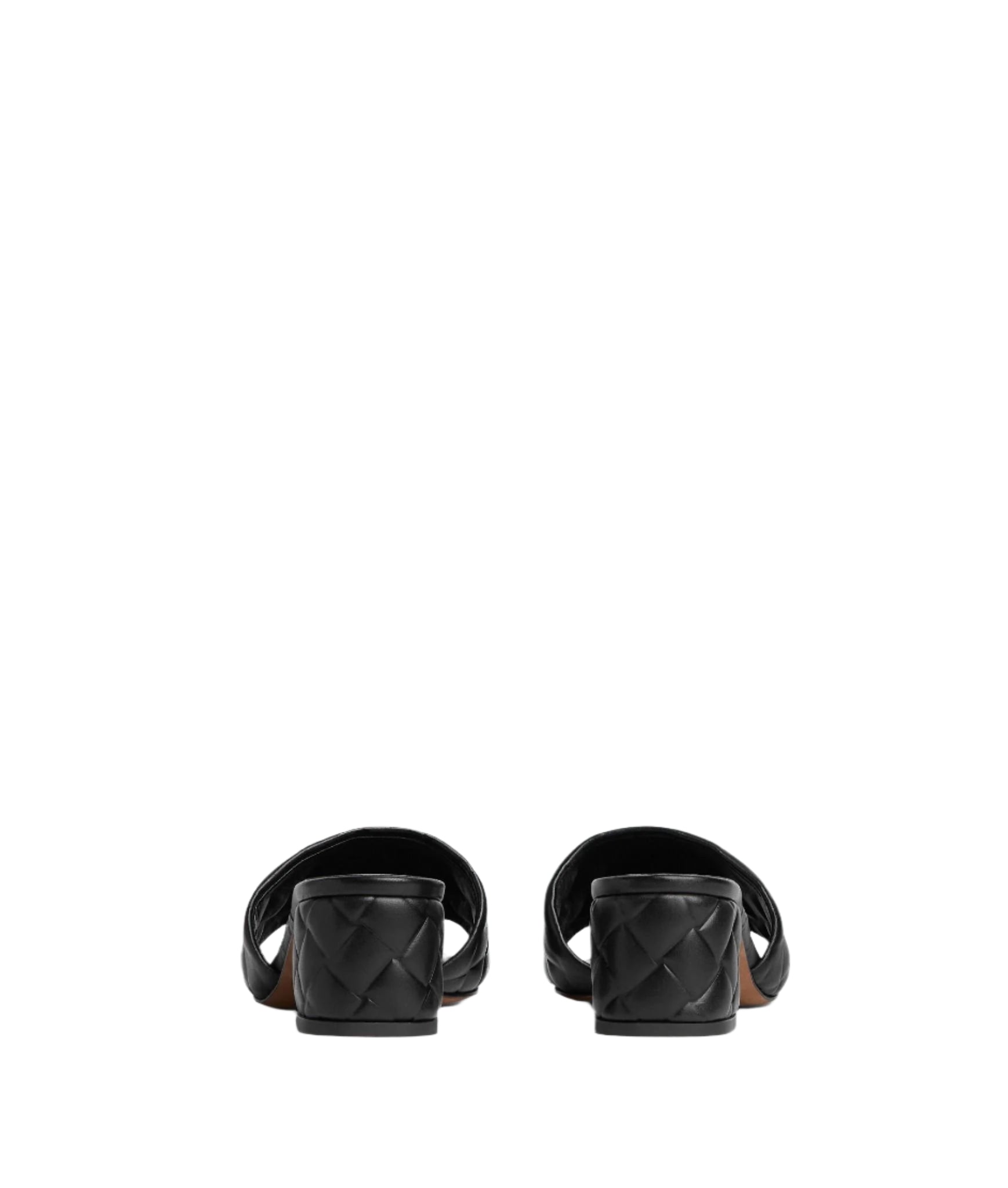 Bottega Veneta Black Leather Amy Sandals
