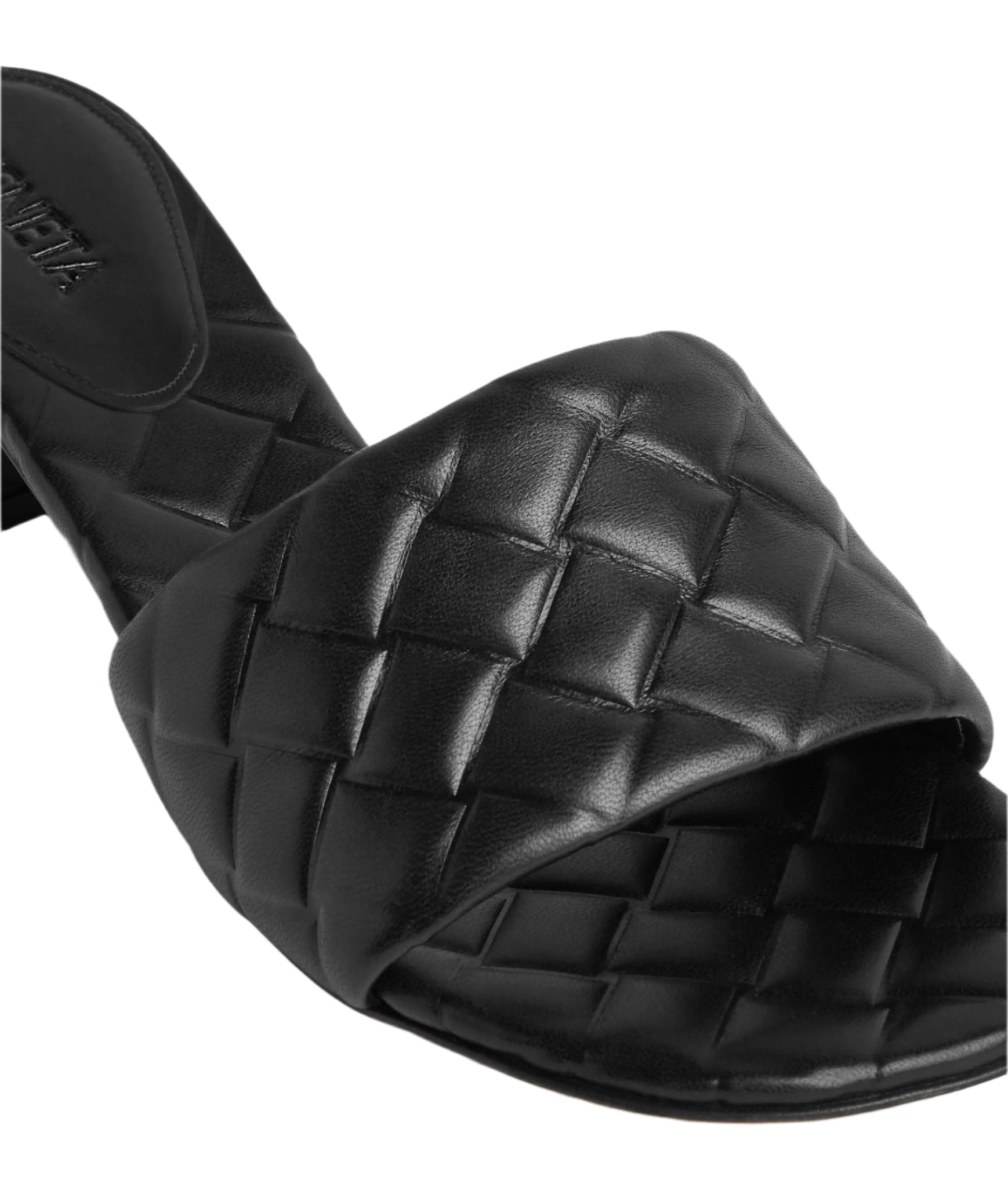 Bottega Veneta Black Leather Amy Sandals