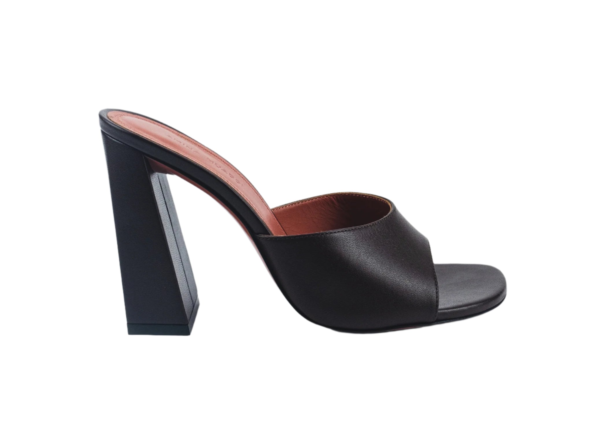 Amina Muaddi Brigitte Slipper 95mm Block Heel