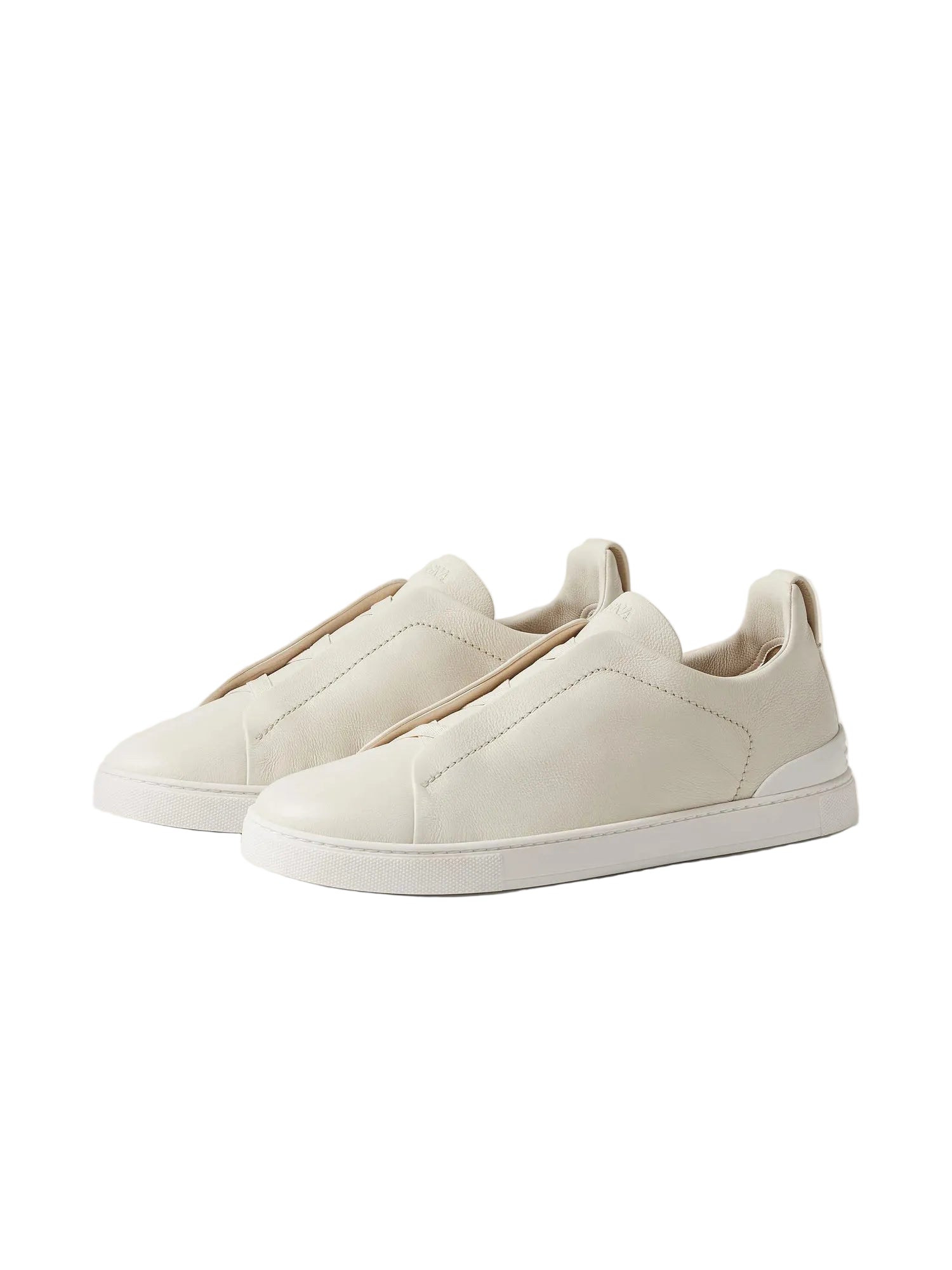 Zegna - White Triple Stitch™ SECONDSKIN Sneakers