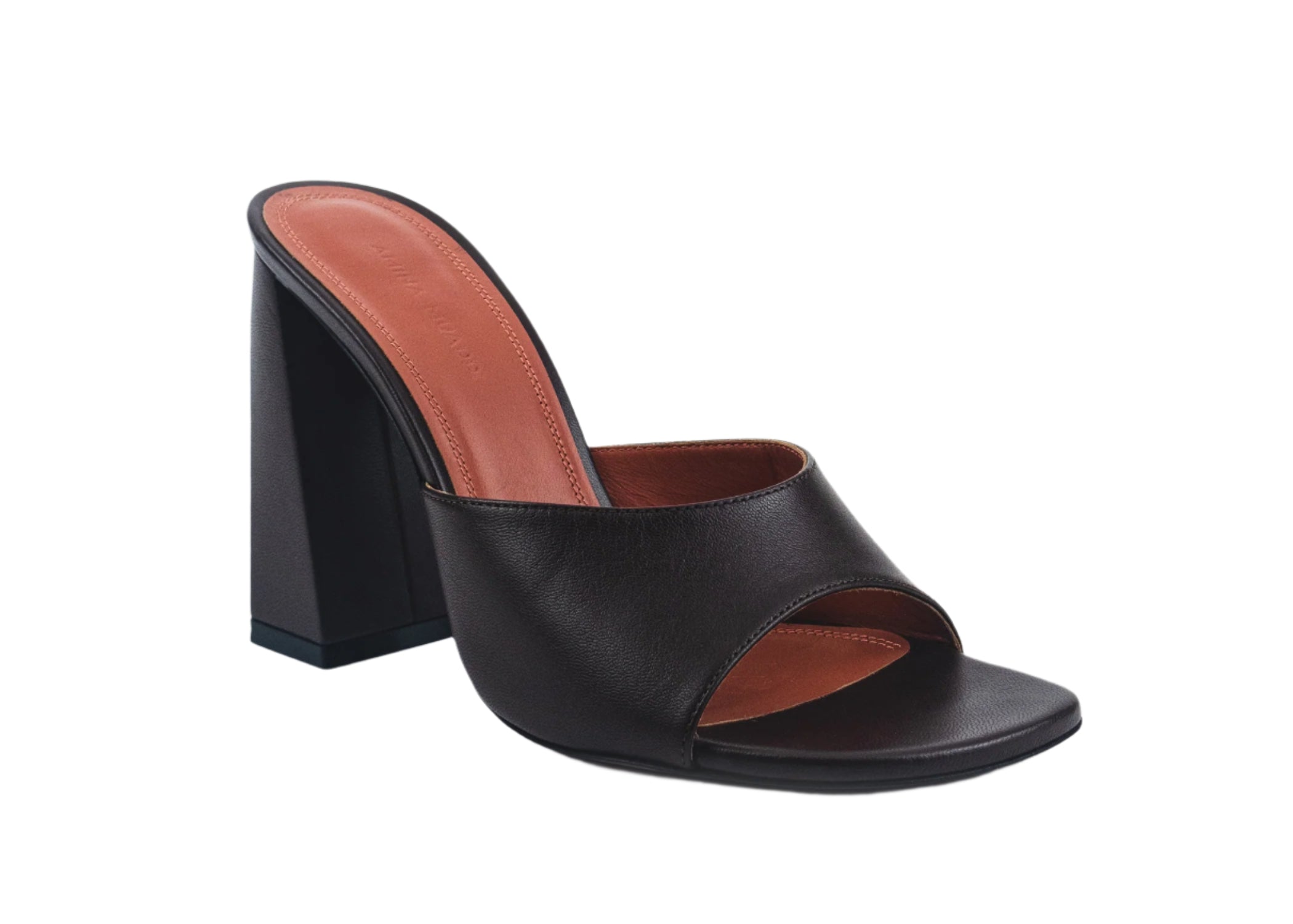 Amina Muaddi Brigitte Slipper 95mm Block Heel
