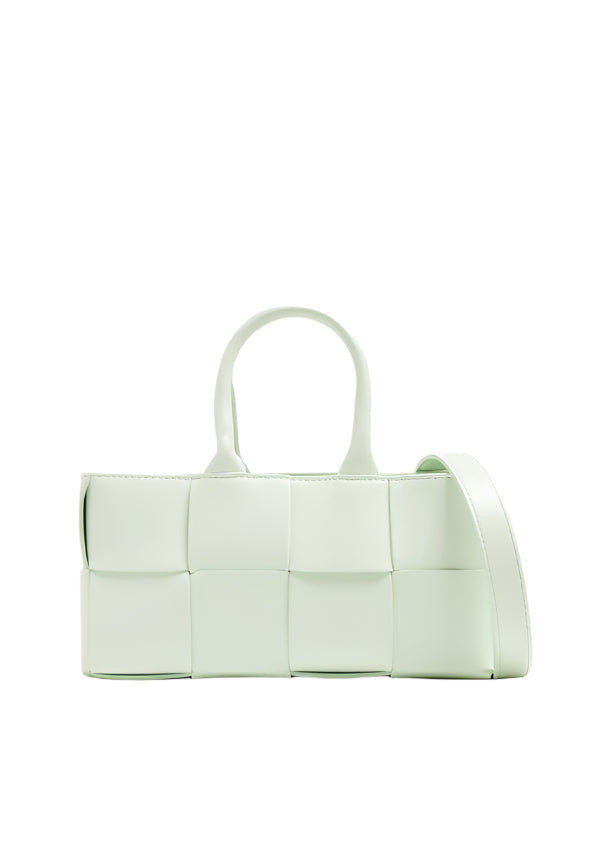 East West Arco Tote Bag,Mint Colour by Bottega Veneta
