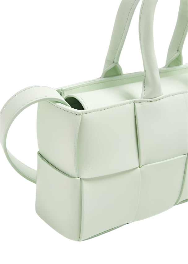 East West Arco Tote Bag,Mint Colour by Bottega Veneta