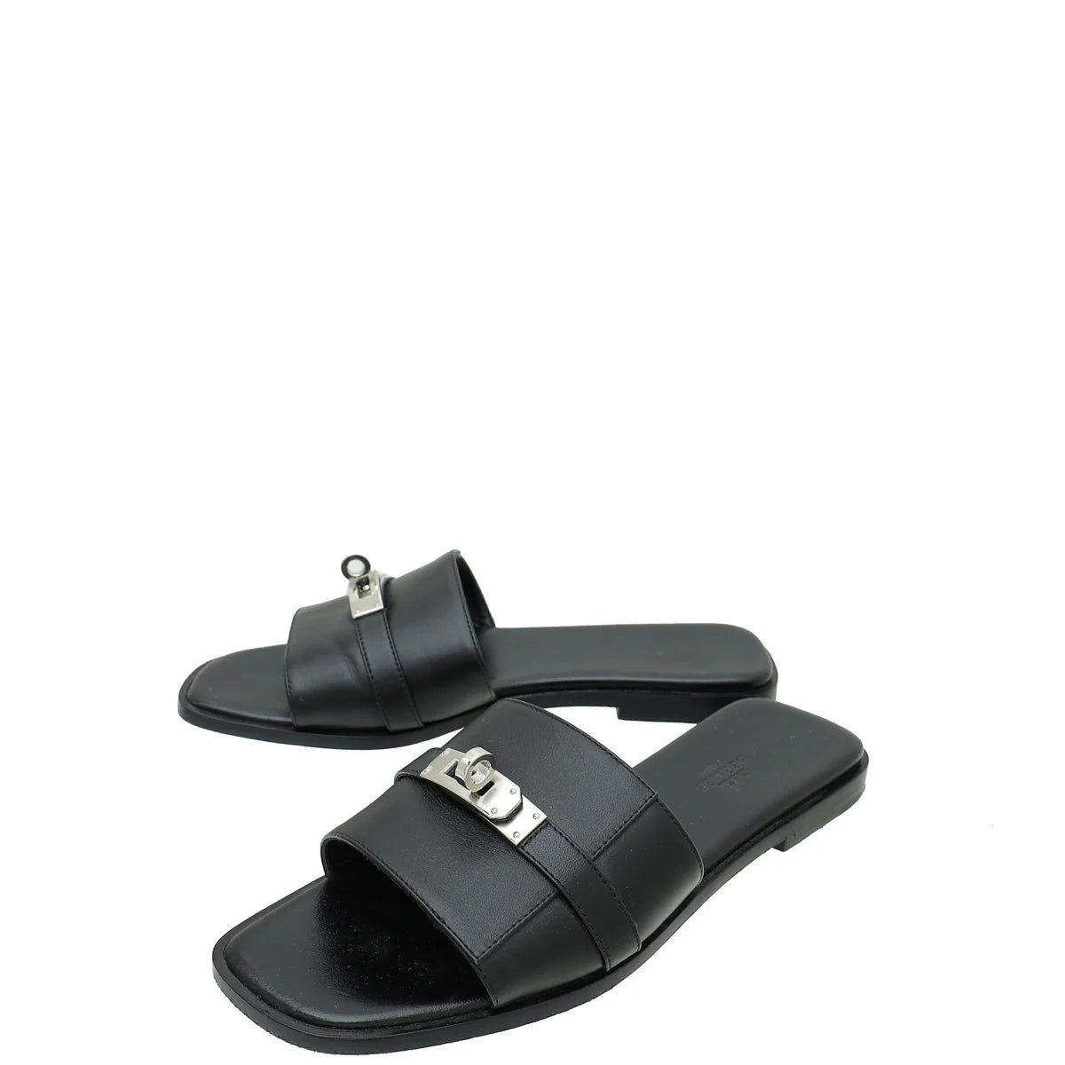 Hermes Sandales Gabriel Veau Lisse