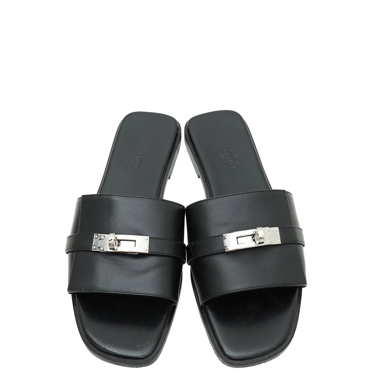 Hermes Sandales Gabriel Veau Lisse
