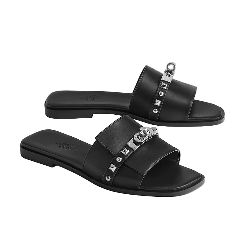 Hermes Sandales Giulia Veau Lisse